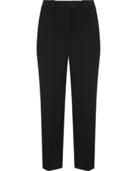Женские черные шерстяные брюки от Prada
