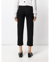 Женские черные шерстяные брюки от Ann Demeulemeester