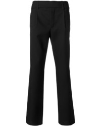 Мужские черные шерстяные брюки от Saint Laurent