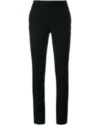 Женские черные шерстяные брюки от Saint Laurent