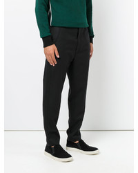 Мужские черные шерстяные брюки от Societe Anonyme