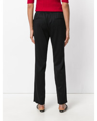 Женские черные шерстяные брюки от Giorgio Armani