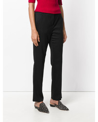 Женские черные шерстяные брюки от Giorgio Armani