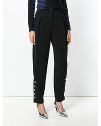 Женские черные шерстяные брюки от Giorgio Armani