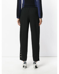 Женские черные шерстяные брюки от Giorgio Armani