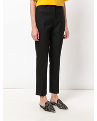 Женские черные шерстяные брюки от Joseph