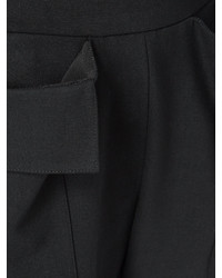 Женские черные шерстяные брюки от Maison Rabih Kayrouz