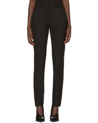 Женские черные шерстяные брюки от Victoria Beckham