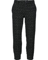 Женские черные шерстяные брюки от Y's