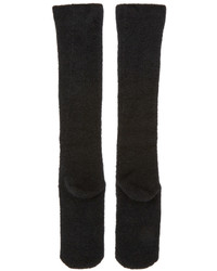 Мужские черные шерстяные вязаные носки от Isabel Benenato
