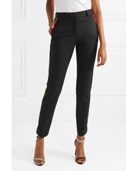 Женские черные шерстяные классические брюки в вертикальную полоску от Calvin Klein 205W39nyc