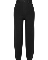 Женские черные шерстяные классические брюки от Balenciaga