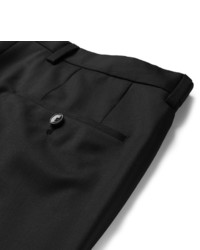 Мужские черные шерстяные классические брюки от Hugo Boss