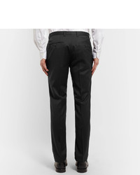 Мужские черные шерстяные классические брюки от Hugo Boss