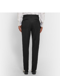 Мужские черные шерстяные классические брюки от Tom Ford