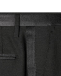 Мужские черные шерстяные классические брюки от Dolce & Gabbana