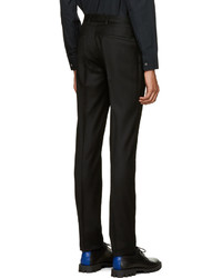 Мужские черные шерстяные классические брюки от Calvin Klein Collection