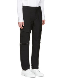 Мужские черные шерстяные классические брюки от Tim Coppens