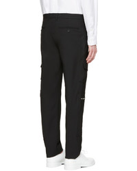 Мужские черные шерстяные классические брюки от Tim Coppens