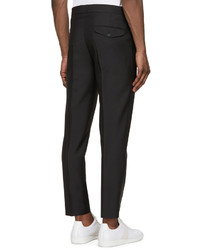 Мужские черные шерстяные классические брюки от Acne Studios