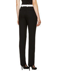 Женские черные шерстяные классические брюки от Givenchy
