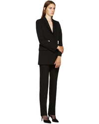 Женские черные шерстяные классические брюки от Givenchy