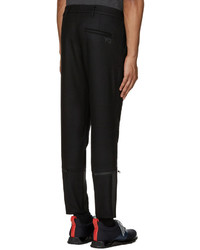 Мужские черные шерстяные классические брюки от Y-3