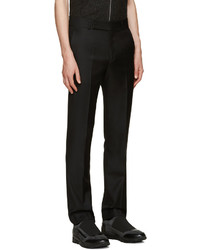 Мужские черные шерстяные классические брюки от Paul Smith