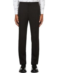 Мужские черные шерстяные классические брюки от Burberry