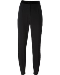 Женские черные шерстяные классические брюки от Dolce & Gabbana