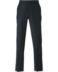 Мужские черные шерстяные классические брюки от Giorgio Armani