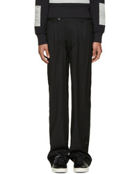 Мужские черные шерстяные классические брюки от Hood by Air