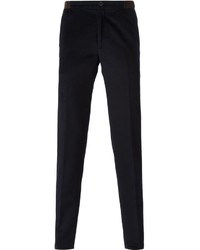 Мужские черные шерстяные классические брюки от Kolor