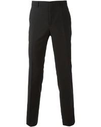 Мужские черные шерстяные классические брюки от Lanvin