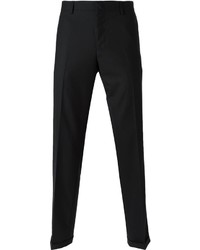 Мужские черные шерстяные классические брюки от Paul Smith