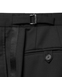 Мужские черные шерстяные классические брюки от Hackett