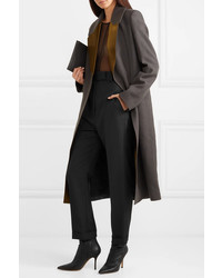 Женские черные шерстяные классические брюки от Haider Ackermann