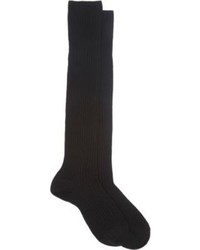 Черные шерстяные носки
