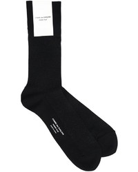 Мужские черные шерстяные носки от Comme des Garcons