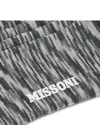 Мужские черные шерстяные носки от Missoni