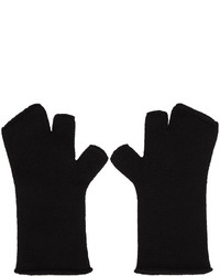 Мужские черные шерстяные перчатки от Attachment