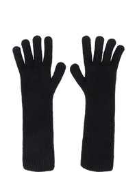 Мужские черные шерстяные перчатки от Julius