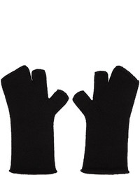Мужские черные шерстяные перчатки от Attachment