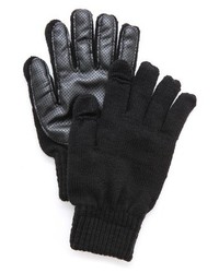 Женские черные шерстяные перчатки от Plush