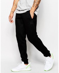 Мужские черные шерстяные спортивные штаны от adidas