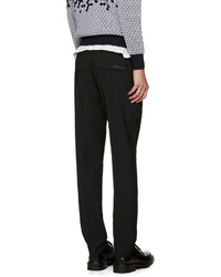 Мужские черные шерстяные спортивные штаны от Diesel Black Gold