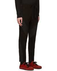 Мужские черные шерстяные спортивные штаны от Ann Demeulemeester