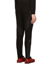 Мужские черные шерстяные спортивные штаны от Ann Demeulemeester