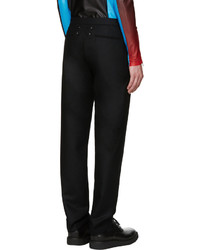 Мужские черные шерстяные спортивные штаны от Maison Margiela