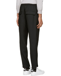 Мужские черные шерстяные спортивные штаны от Public School